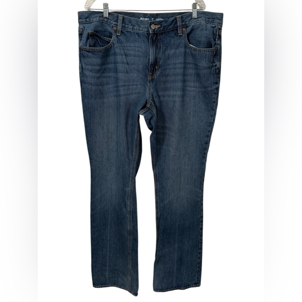 Old Navy Women’s Low Rise Boot Cut Blue Jeans size 16 Tall
